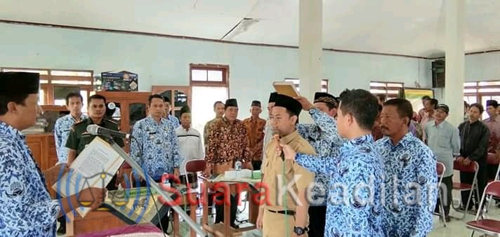 Lutfi Harlufi Dilantik Jadi Kasi Pemerintahan Desa Tunggulsari