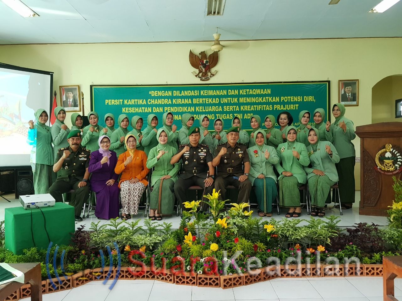 HUT Persit Ke-72 kodim 0710 Wujudkan Prajurit Harmonis Sejahtera