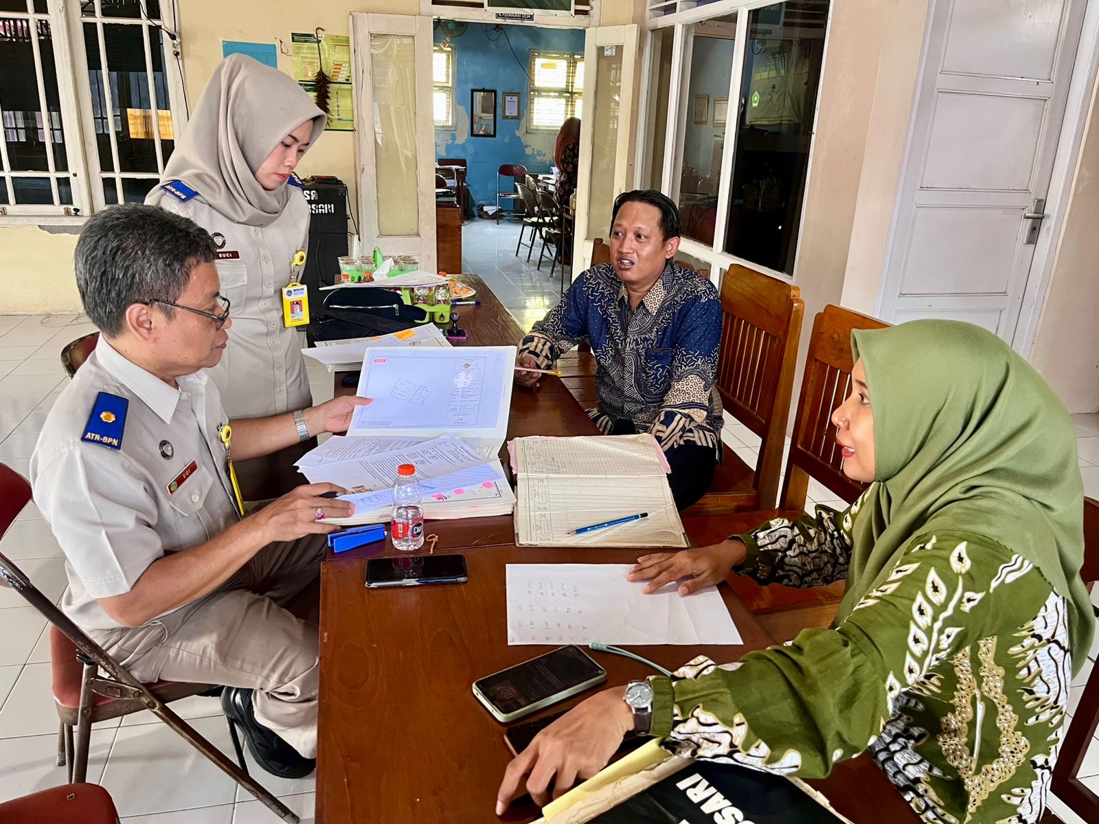 Kantor Pertanahan Kab Kendal Melaksanakan Panitia A di Desa Purwosari, Kec Patebon & Desa Sidomukti, Kec Weleri Kab Kendal
