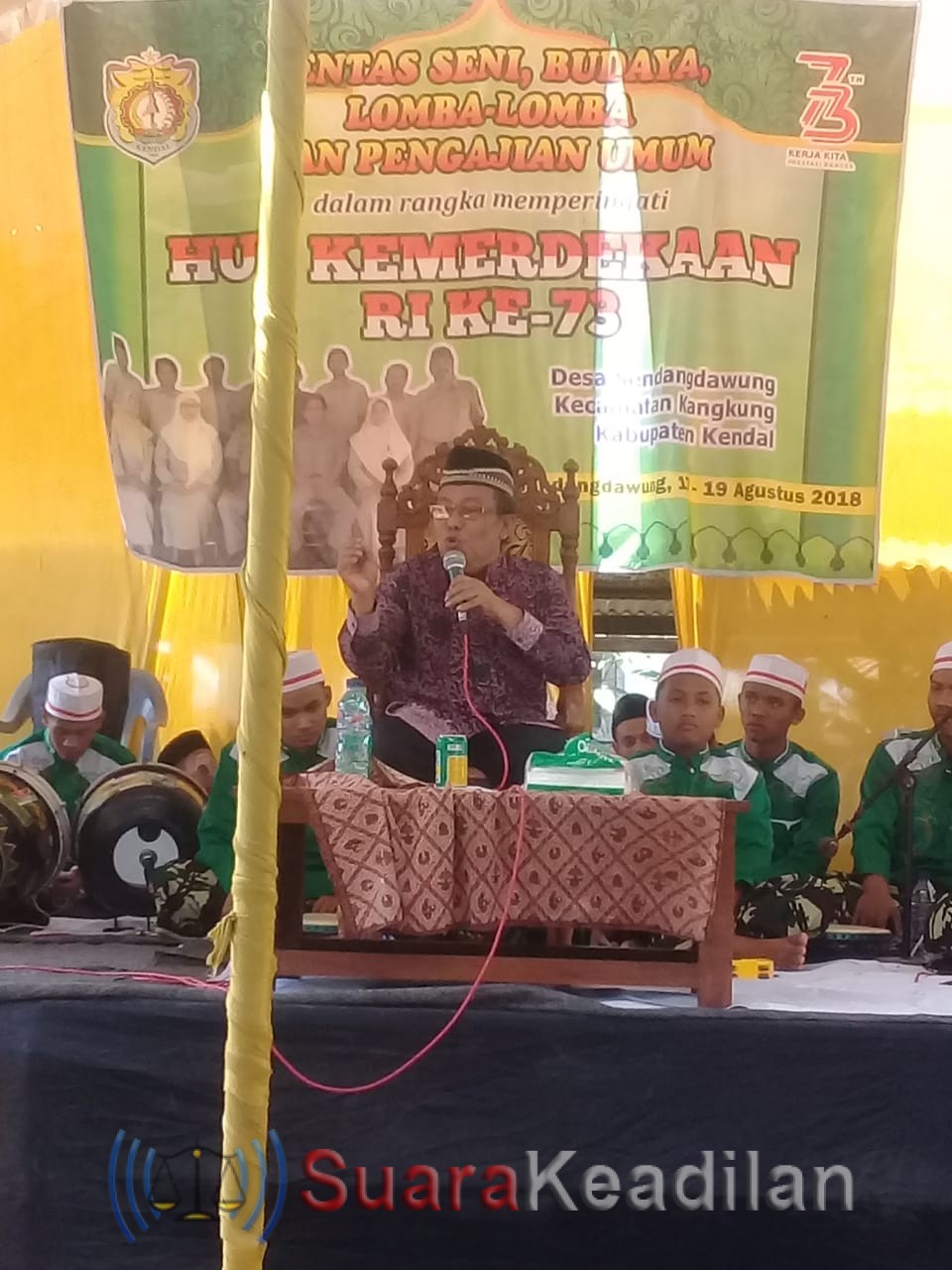 Tarik Tambang Hingga Pengajian, Meriahkan HUT Kemerdekaan RI Di Sendangdawung