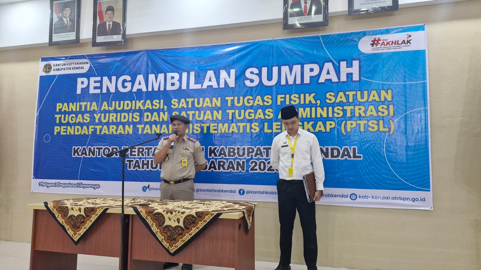 Pengambilan Sumpah Panitia PTSL 2025