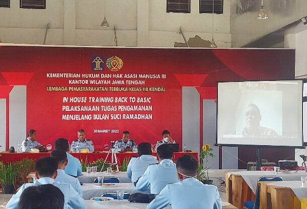 Maksimal Kinerja Petugas, Lapas Klas IIB Kendal Gelar House Training Back to Basic