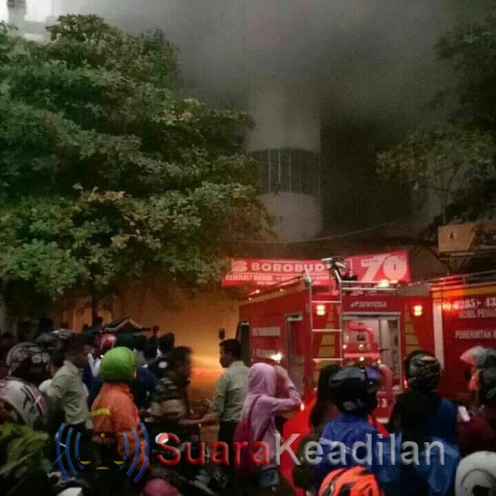Pasar Banjarsari Terbakar, Dandim Kerahkan Pasukan Bantu Pemadaman