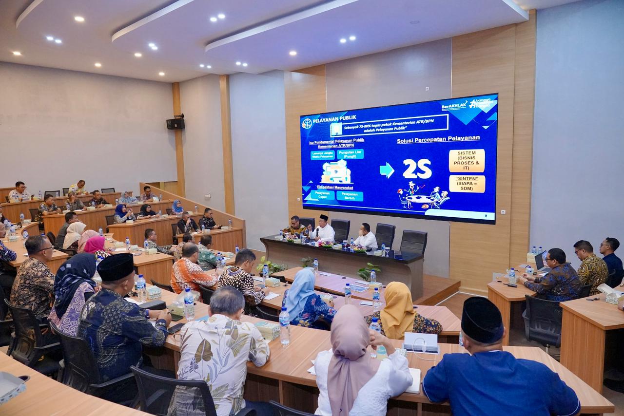 Menteri Nusron Arahkan Transformasi Layanan Pertanahan yang Adaptif terhadap Tuntutan Generasi Muda