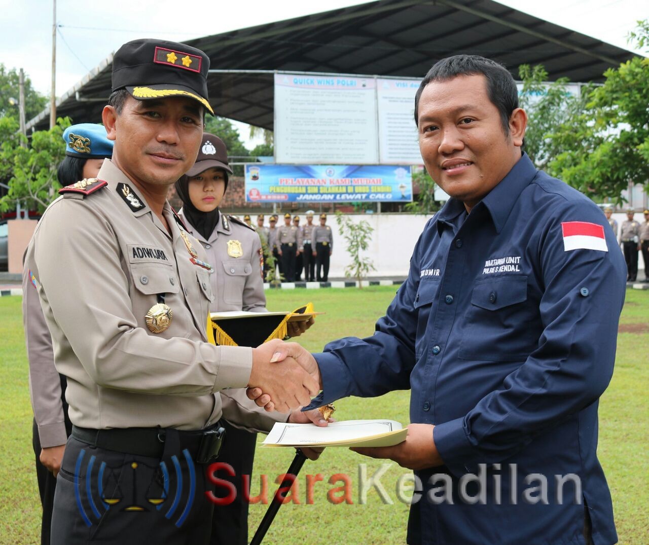 Polres Beri Penghargaan 20 Wartawan PWI Kendal