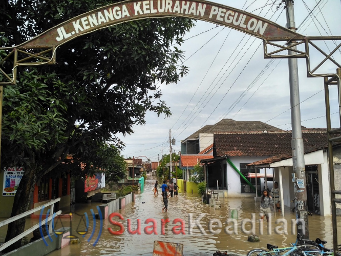 Kali Kendal Meluap, Ratusan Rumah Terendam Banjir