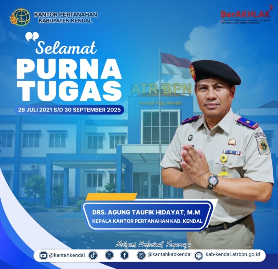 Selamat Purna Tugas Drs. Agung Taufik Hidayat,M.M