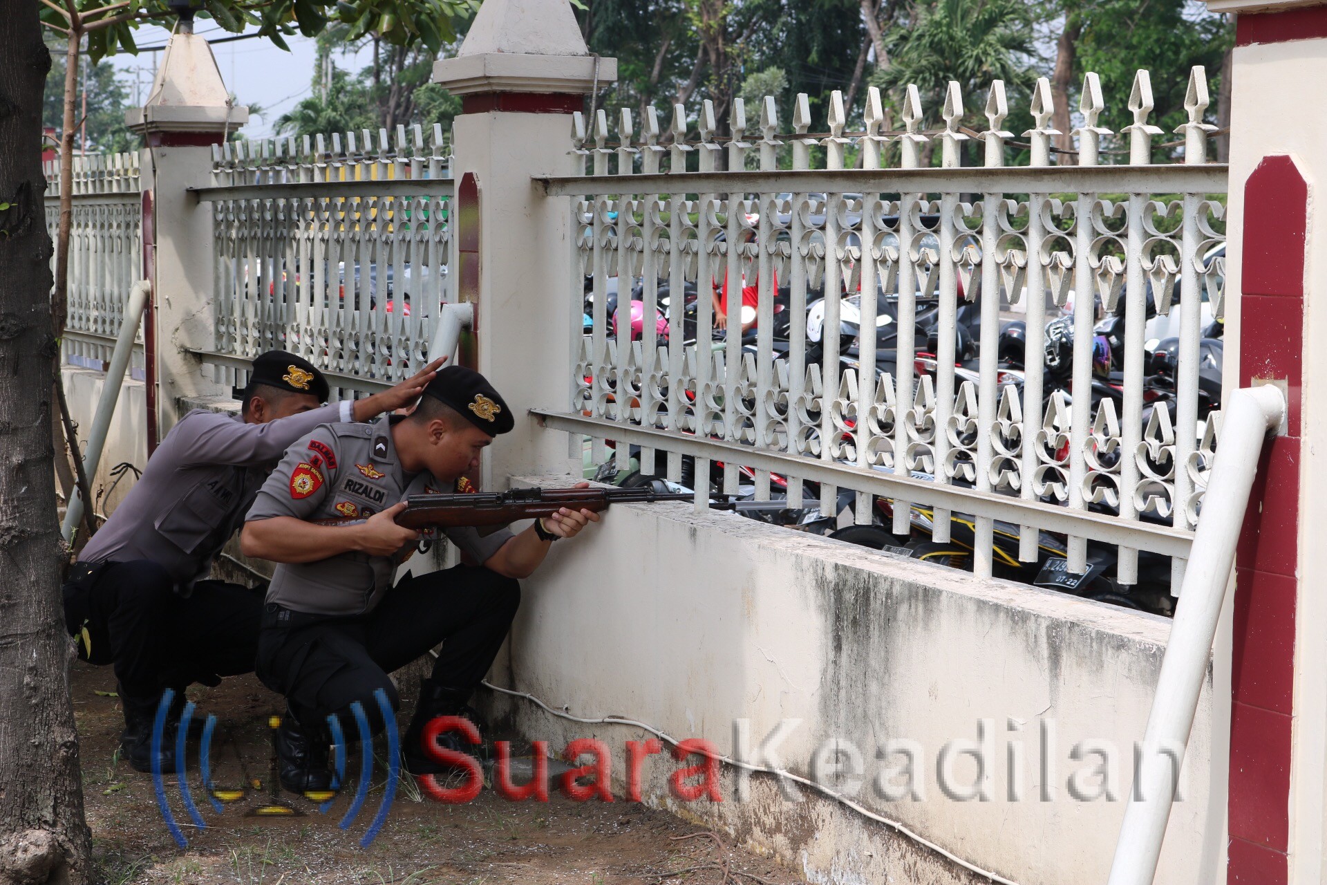Tes Kesiapan Pasukan, Kapolres Bunyikan Alarm Styling