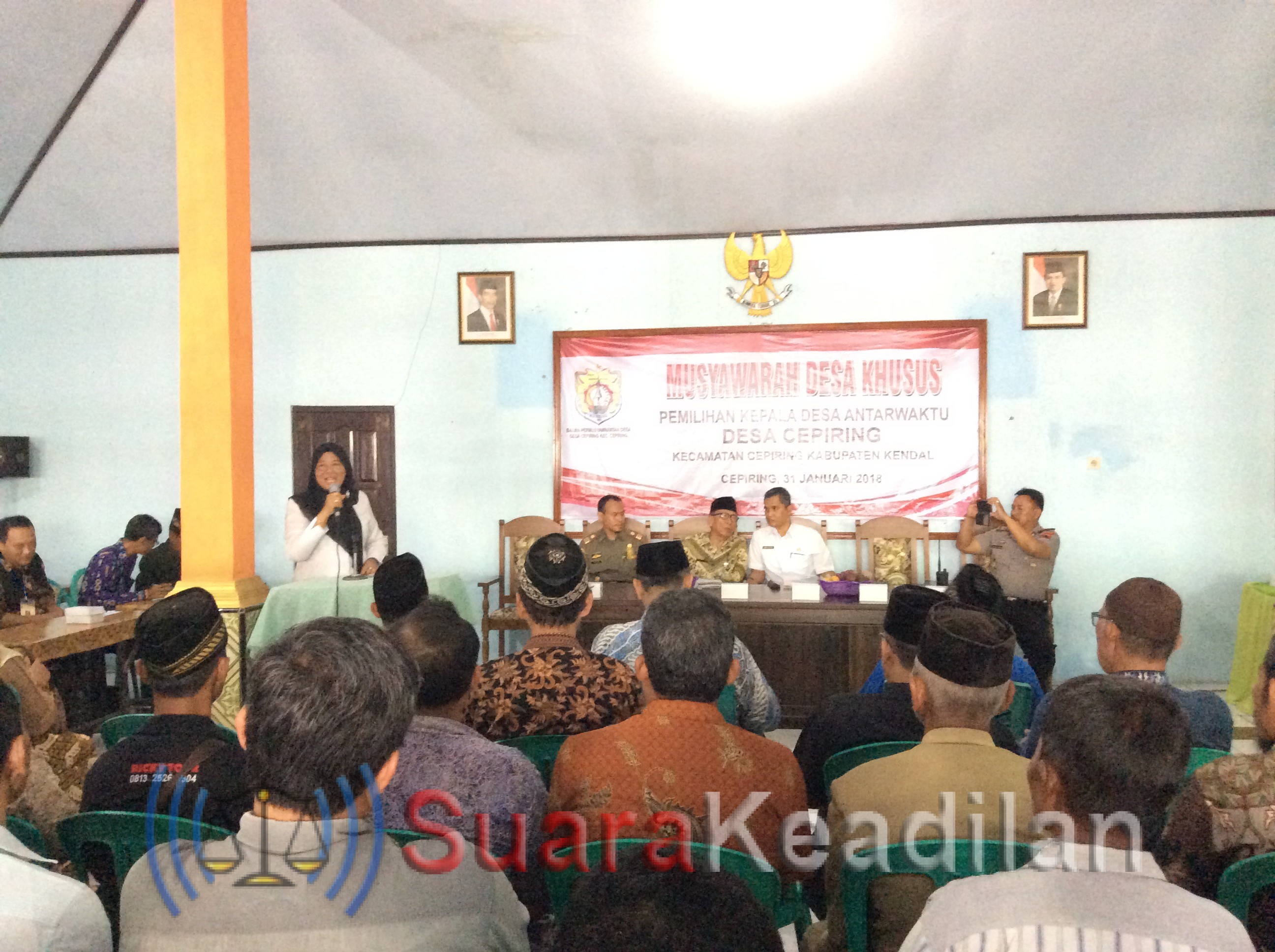 Tiga Calon Berebut Kursi Kades Cepiring