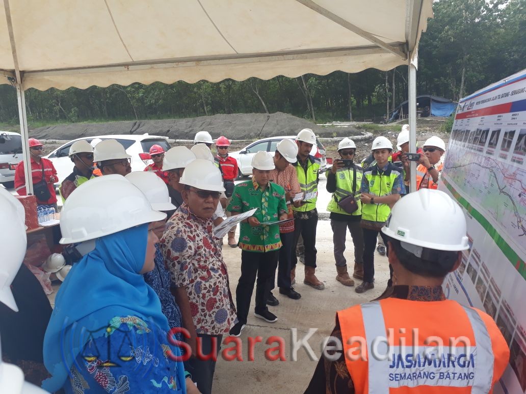 Progres tol ruas batang-semarang, pembangunan fisik sudah mencapai angka 68,47% komisi D DPRD Jateng Apresiasi