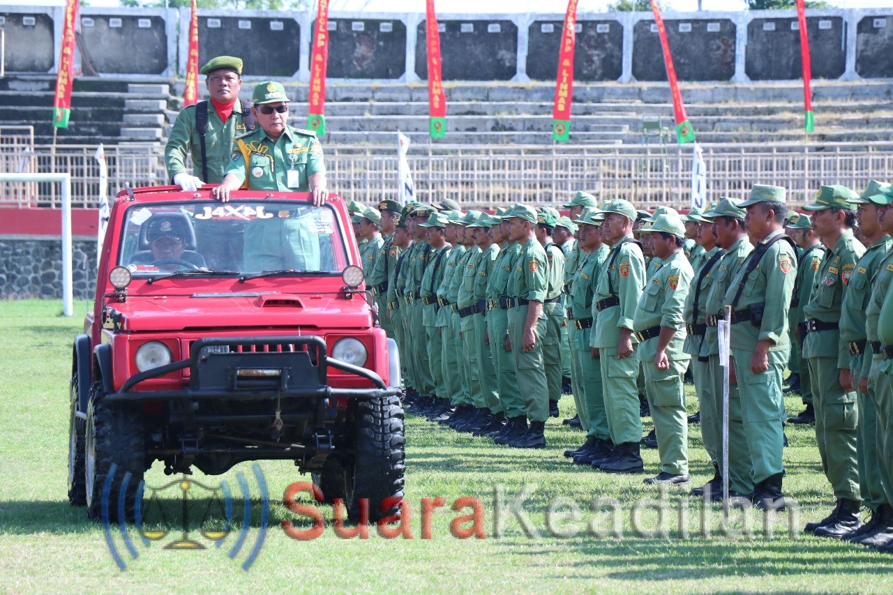 Jelang Pilgug, 750 Linmas Se eks Karesidenan Pekalongan Siap Jaga Kondusifitas