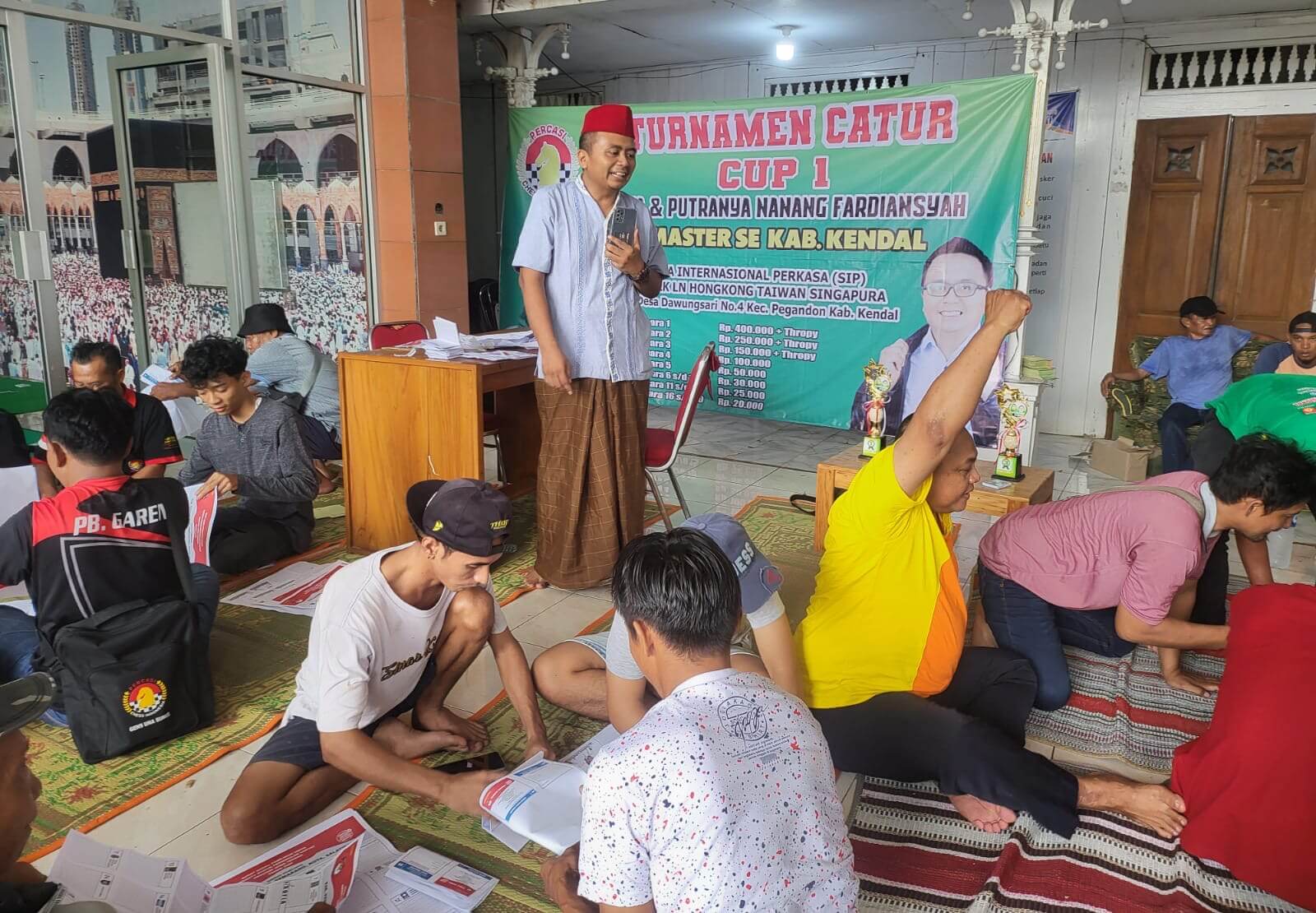 Antisipasi Golput, Caleg Nanang Gandeng Percasi Sosialisasi Cara Pencoblosan Hingga Turnamen Catur